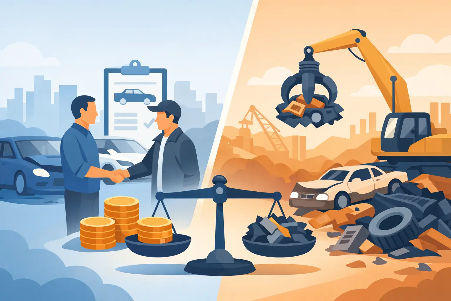 Salvage Buyer vs Scrapyard: Which Pays More?