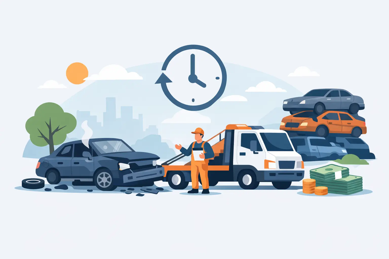 Same Day Scrap Car Example Explained