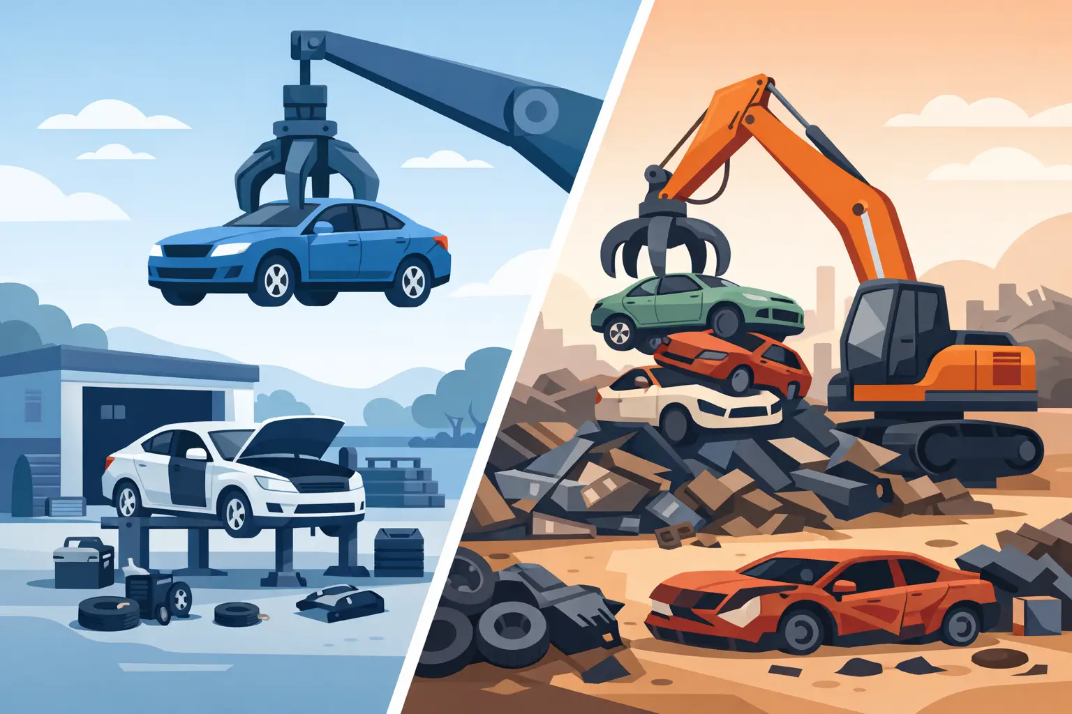 Car Breaker vs Scrapyard: What’s Better?