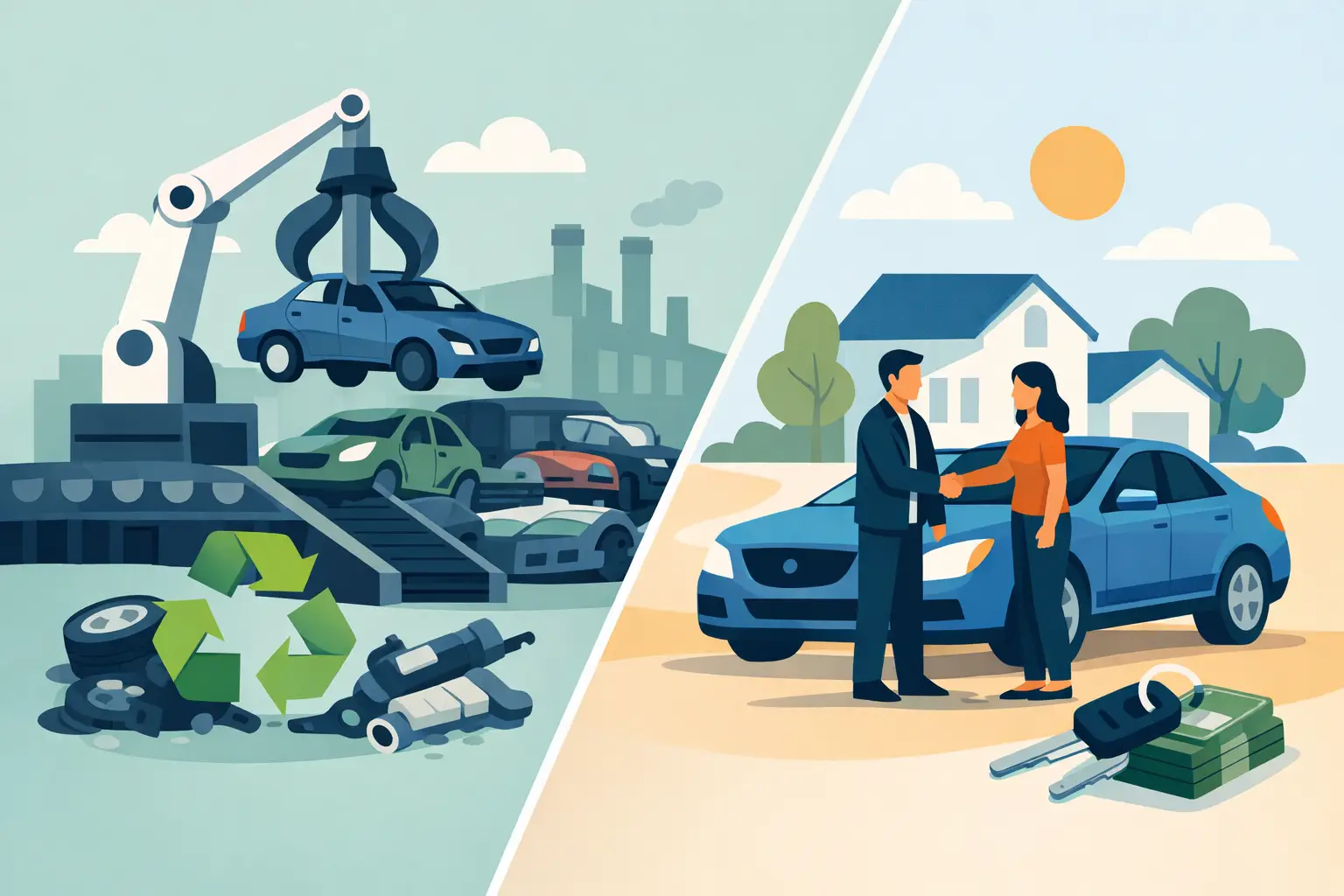 Vehicle Recycling vs Private Sale