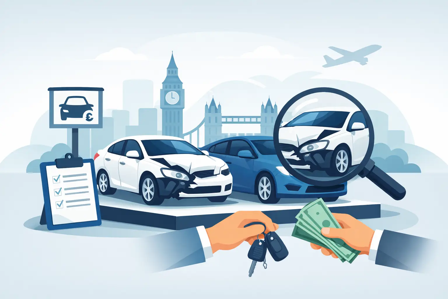 Accident Damaged Car Sale Example UK