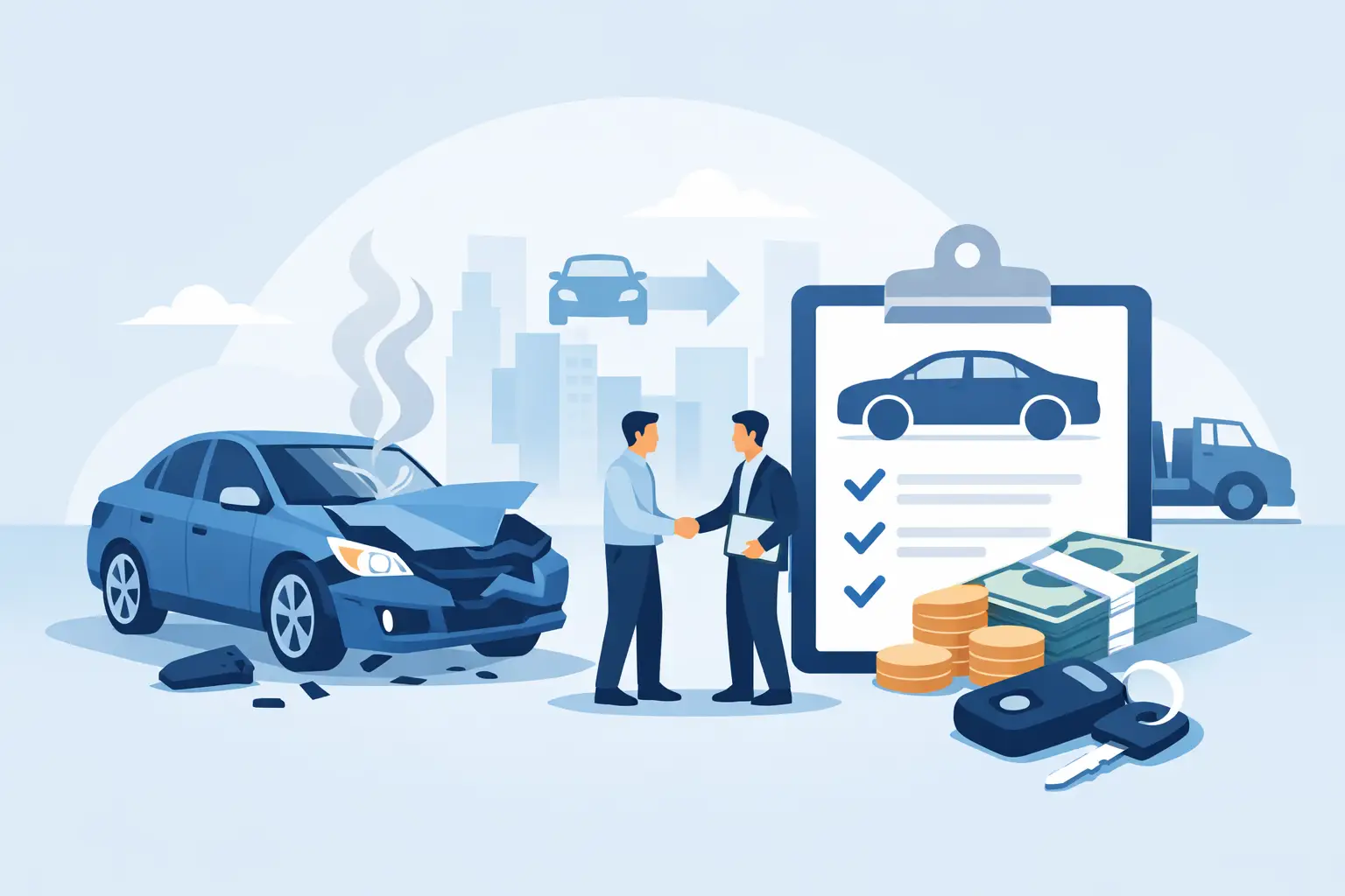 Can I Sell a Crashed Car? Yes - Here’s How