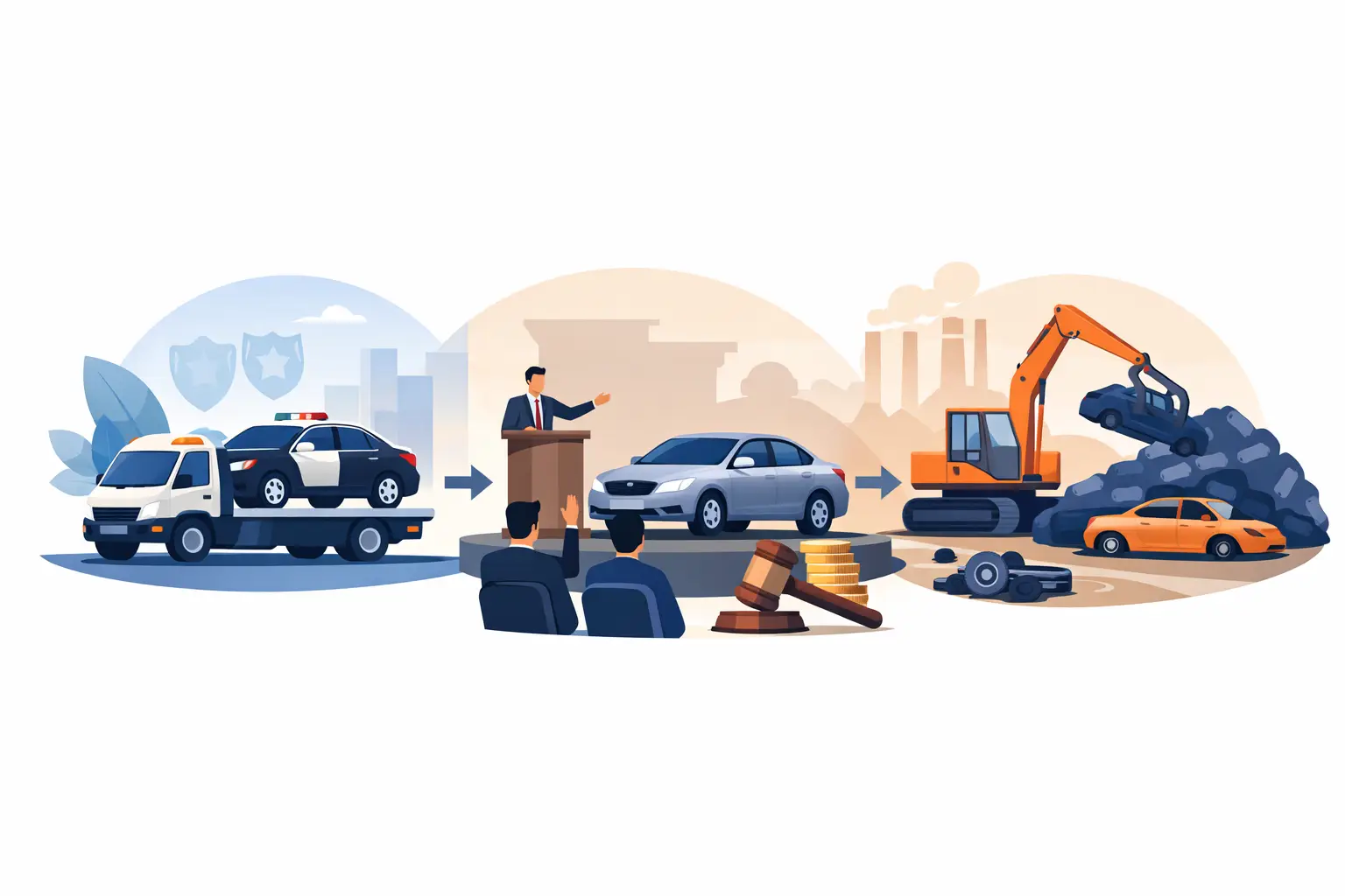 How to Dispose Seized Vehicle Properly