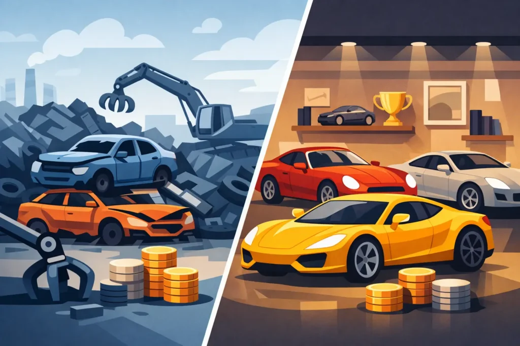 Scrapyard or Car Collection: Which Pays Better?