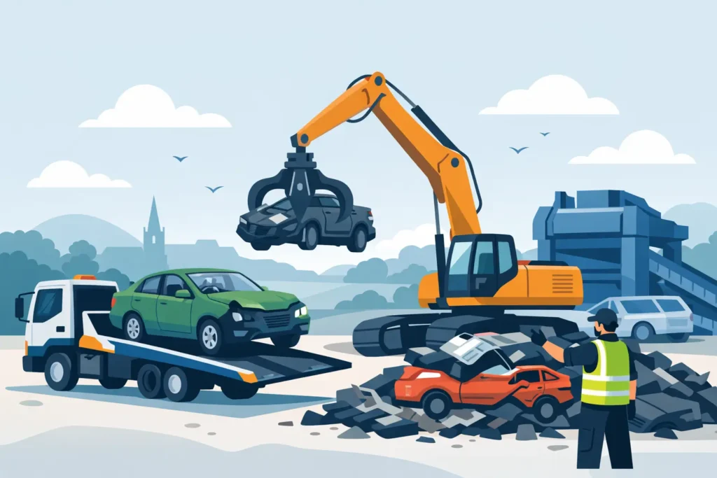 How to Scrap Your Car in Huntingdon Quickly