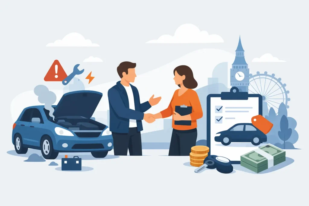 Non Starting Vehicle Sale Example for UK Sellers