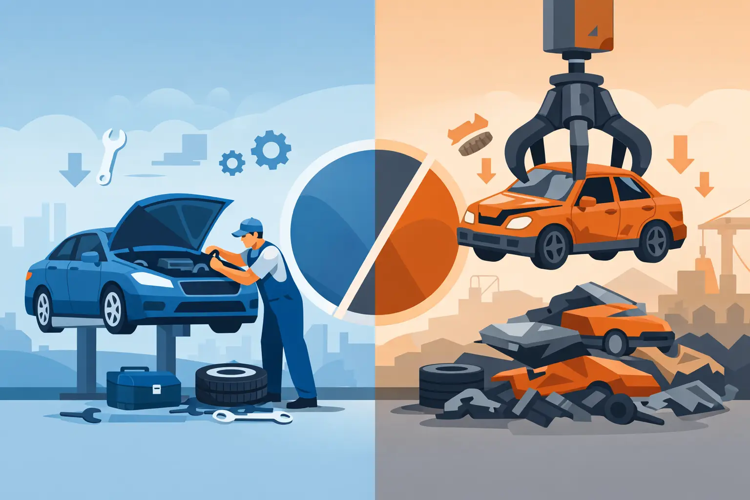 Repairing Versus Scrapping Cars: Which Pays?