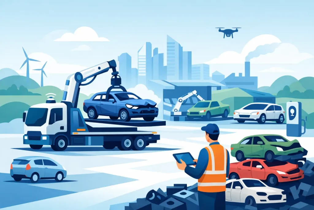 The Future of Scrap Car Collection in the UK